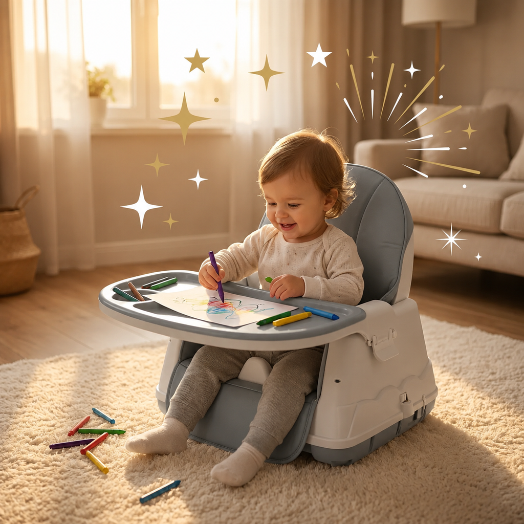 SILLA COMEDOR 4 EN 1 PARA BEBE