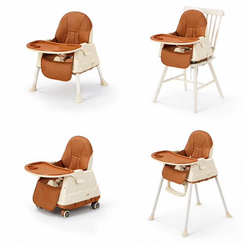 SILLA COMEDOR 4 EN 1 PARA BEBE